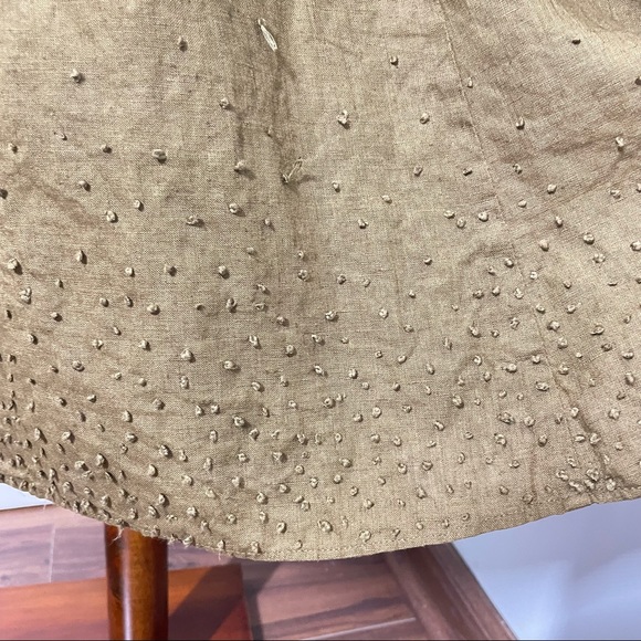 100% Linen A line Midi dress - Picture 12 of 14